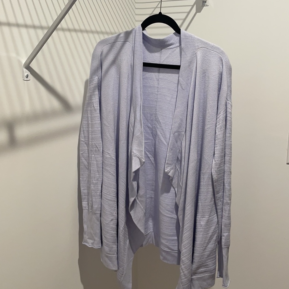 Lululemon Lilac Cardigan